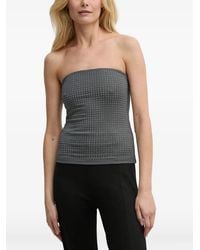 Samsøe & Samsøe - Sachrishell Rhinestone-Embellished Strapless Top - Lyst
