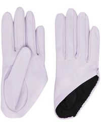 Alexander McQueen Asymmetrische Handschuhe - Lila