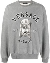 Versace - Sweater Met Ronde Hals - Lyst