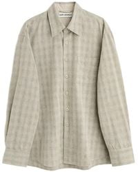 Our Legacy - Chemise Above À Carreaux Et Poche Poitrine - Lyst