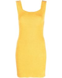 Patou - Textured Knit Mini Dress - Lyst