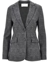Harris Wharf London - Check-Print Blazer - Lyst