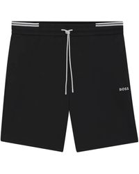 BOSS - Shorts Sportivi Con Logo - Lyst