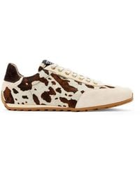 AllSaints - Liam Animal-Print Sneakers - Lyst