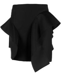 JNBY - Panelled Wool Mini Skirt - Lyst