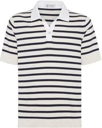 Brunello Cucinelli - Klassisches Poloshirt - Lyst