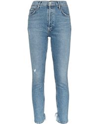 Agolde Cropped Jeans - Blauw
