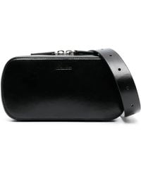Jil Sander - ロゴエンボス レザーベルトバッグ - Lyst