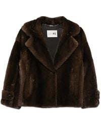 Manzoni 24 - Button-Fastening Fur Jacket - Lyst