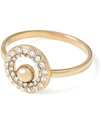 KARL LAGERFELD - Crystal-Embellished Ring - Lyst