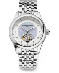 Frederique Constant - Classics Double Heart Beat 36Mm Watch - Lyst