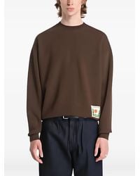 Napapijri - Trahus Logo-Patch Sweatshirt - Lyst