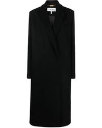 Loewe - Double-Breasted Tailored Wool Coat - Lyst