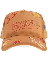 DSquared² - Cappello Da Baseball Con Ricamo - Lyst