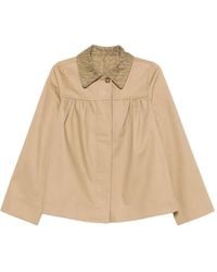 Damson Madder - Mini Mercedes Reversible Lace-Collar Jacket - Lyst
