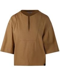 Max Mara - V-Neck Short-Sleeved Top - Lyst