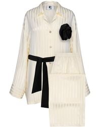 Sleeper - The Rose Satin Pajama Set - Lyst