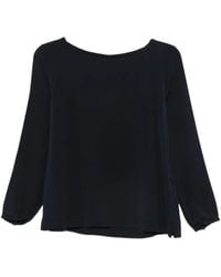 Private 0204 - Boat-Neck Long-Sleeve Top - Lyst