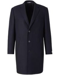 Canali - Herringbone Wool Coat - Lyst