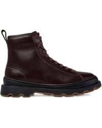 Camper - Brutus Lace-Up Leather Combat Boots - Lyst