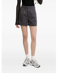 Columbia - Acker Rock Pleated Logo-Patch Shorts - Lyst