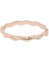 Furla - Bracelet Jonc À Détail Torsadé - Lyst