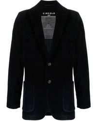 Circolo 1901 - Blazer Boutonné En Velours Côtelé - Lyst