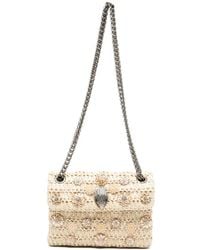 Kurt Geiger - Mini Sac Porté Épaule Kensington À Ornement En Cristal - Lyst