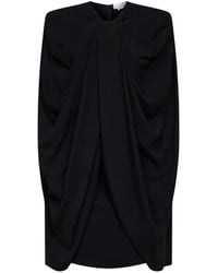 Stella McCartney - Mini Dress Cape-Style Viscose - Lyst