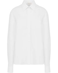 McQueen - Chemise En Coton À Col Pointu - Lyst