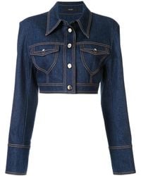Ellery - Chaqueta Vaquera Shevall Con Diseño De Paneles - Lyst