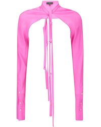 Jejia - Collarless Silk Sleeves - Lyst