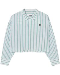 Izzue - Striped Cotton Shirt - Lyst