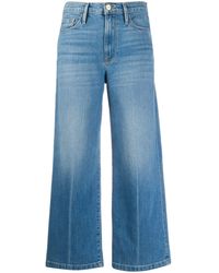 frame denim wide leg jeans