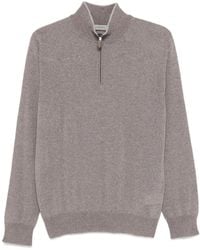 Canali - Pullover Mit Reißverschluss - Lyst