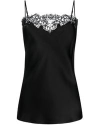 Stella McCartney - Lace-Trimmed Cami Top - Lyst