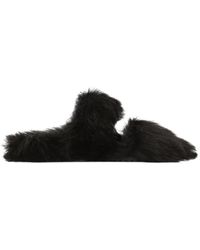 Dolce & Gabbana - Shearling Slides - Lyst