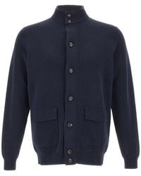 FILIPPO DE LAURENTIIS - Geknöpfter Cardigan mit Klappentasche - Lyst