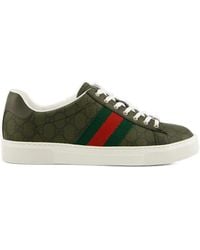 Gucci - Ace Gg Supreme Lace-Up Sneakers - Lyst