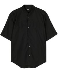 Undercover - Embroidered-Motif Poplin Shirt - Lyst