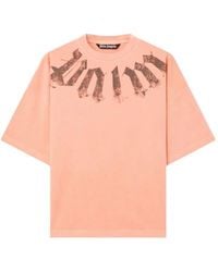 Palm Angels - T-Shirt Ample À Logo Big Neck - Lyst