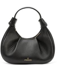 La Portegna - Anita Knotted Leather Tote Bag - Lyst