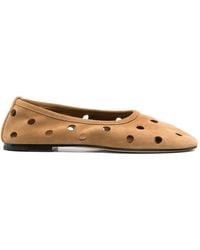Dear Frances - Balla Perforation Ballet Flats - Lyst