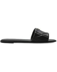 COACH - Holly Quilted Logo Sandals - Lyst