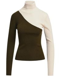 Essentiel Antwerp - Pull Bicolore En Maille Côtelée - Lyst