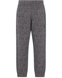 Giorgio Armani - Mélange-Effect Track Pants - Lyst