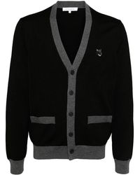 Maison Kitsuné - Cárdigan Bold Fox Head Patch - Lyst