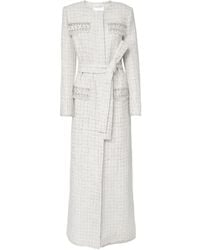 Carolina Herrera - ラインストーン ツイードコート - Lyst
