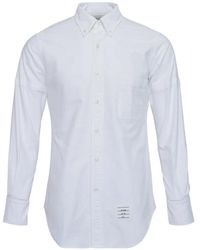 Thom Browne - Button-Down Long-Sleeve Shirt - Lyst