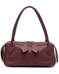 MINOBOSSI - Grained-Leather Shoulder Bag - Lyst
